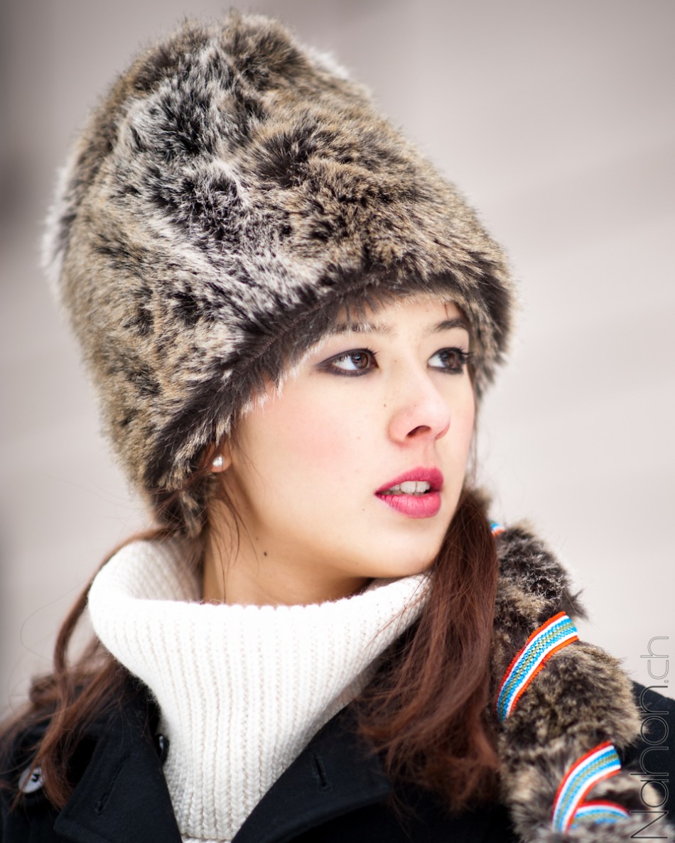 Portrait en hiver à Lausanne