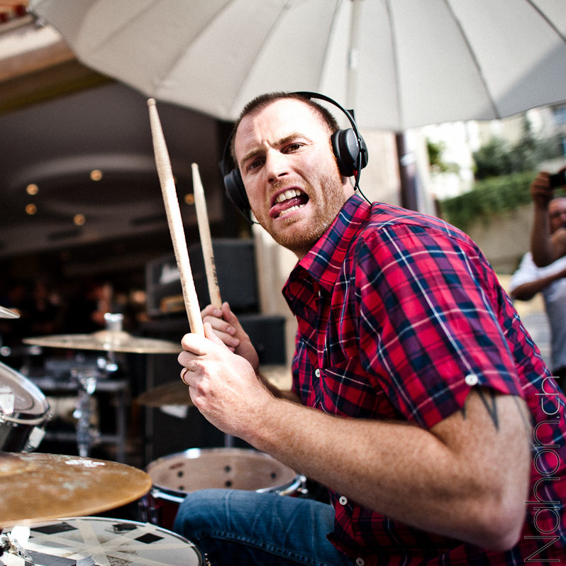 Photo du batteur lors du concert d'Ärtonwall