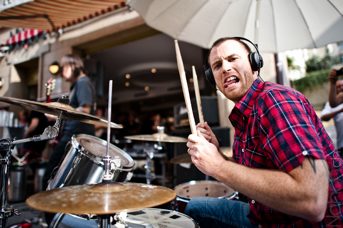 Photo du batteur lors du concert d'Ärtonwall